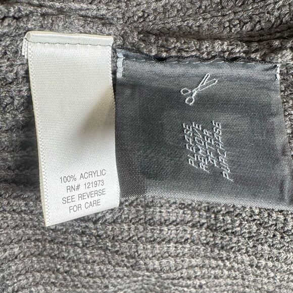 Simply Vera Wang gray tie front knit cardigan sweater size small NWT - Picture 7 of 7